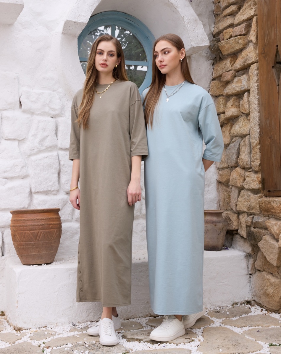 AS SS26 oversize loose T-shirt - Linen Dress Wrap recension och pris