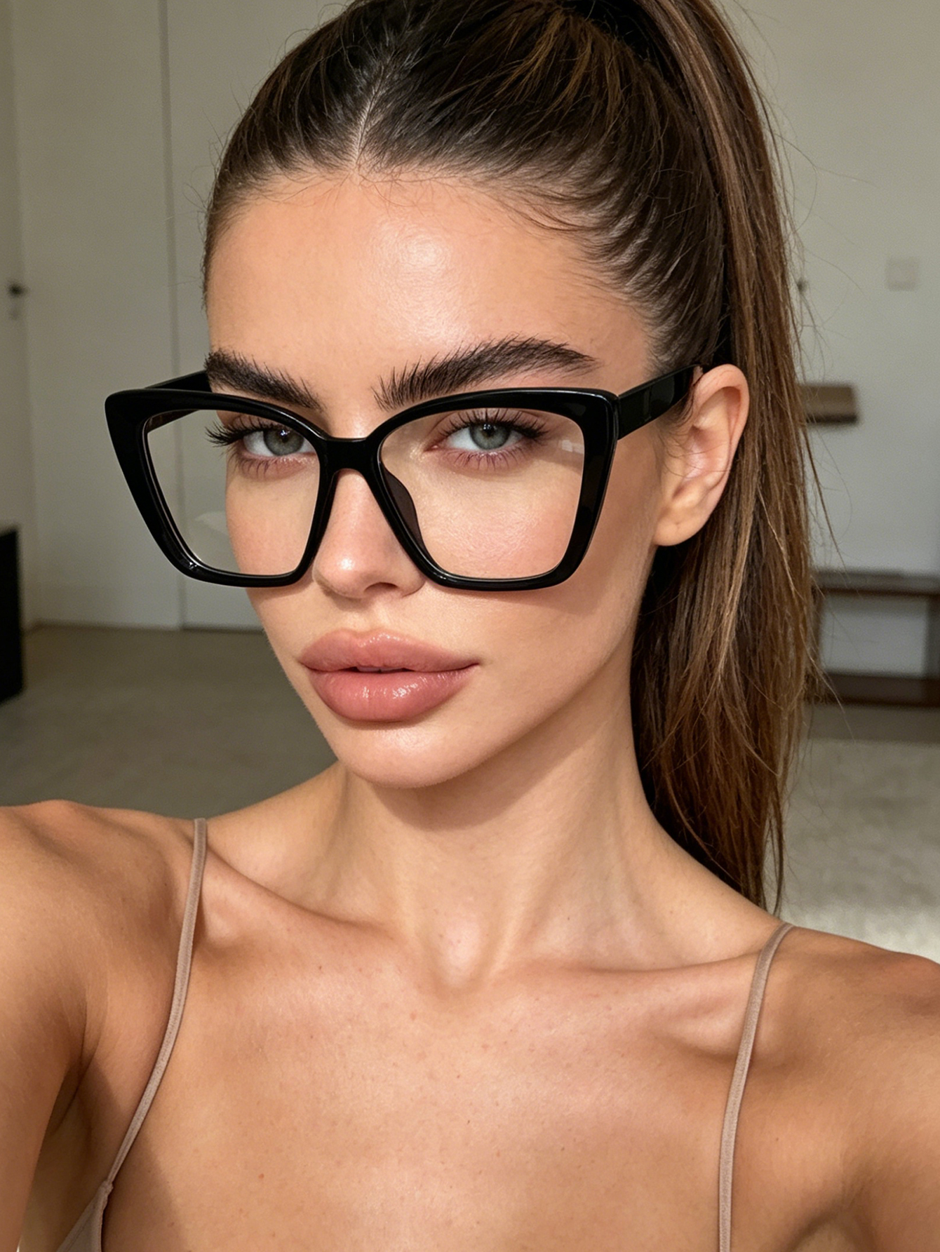 1pc daily fashionable black ca - Sunglasses Cat Eye recension och pris